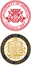 U of Houston, UCSD logos